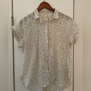 rag & bone cotton pintuck blouse